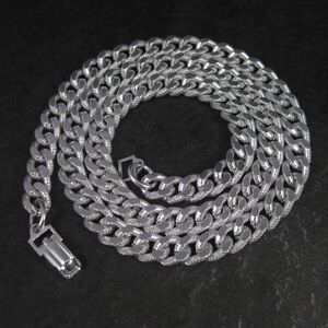 Vintage German Textured Figaro Chain 25 Inches